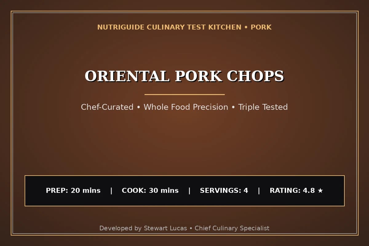Oriental Pork Chops