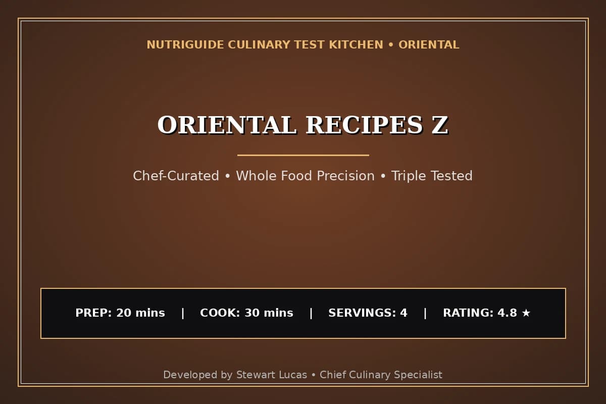 Oriental Recipes Z