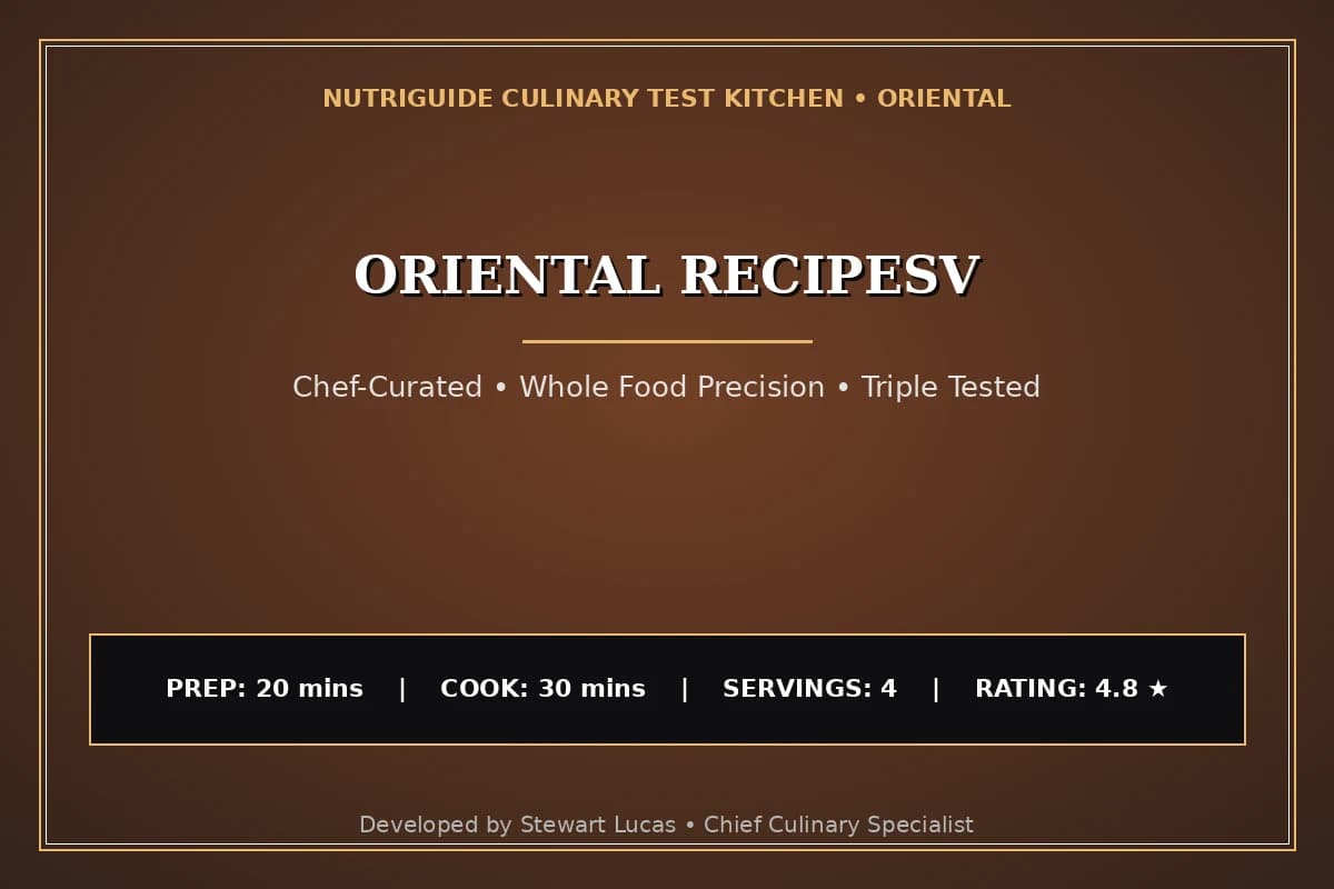 Oriental Recipesv