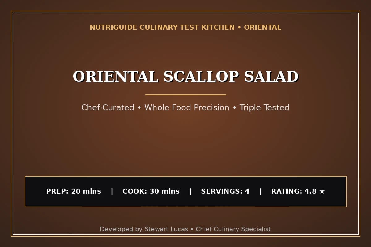 Oriental Scallop Salad