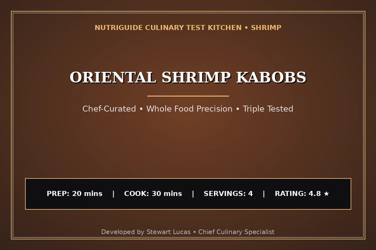 Oriental Shrimp Kabobs