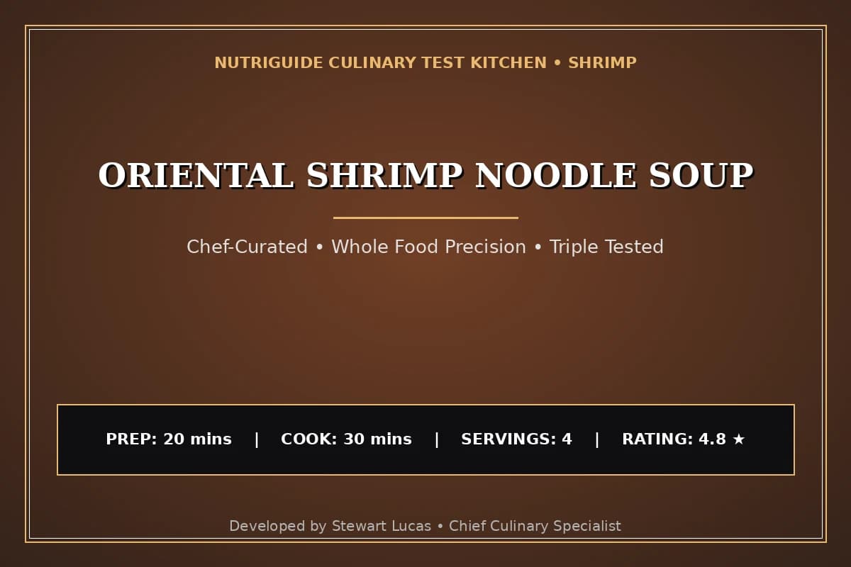 Oriental Shrimp Noodle Soup