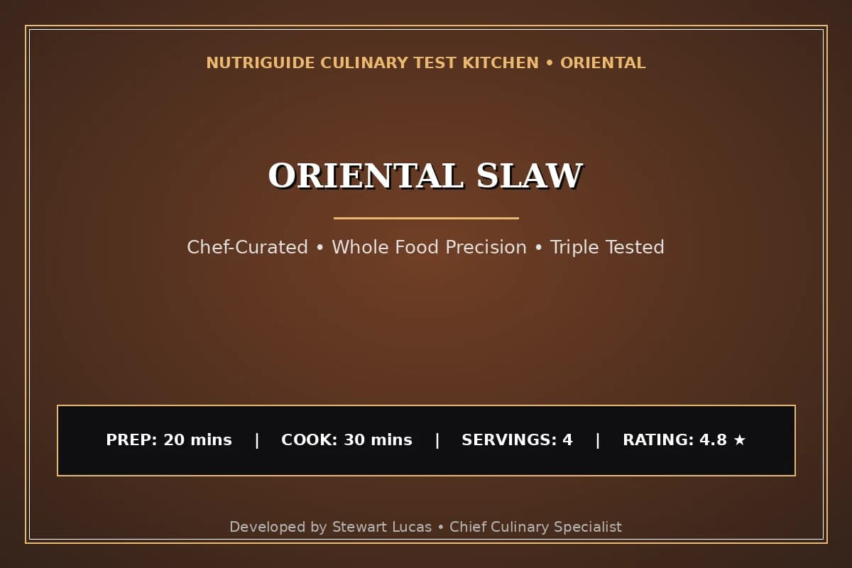 Oriental Slaw