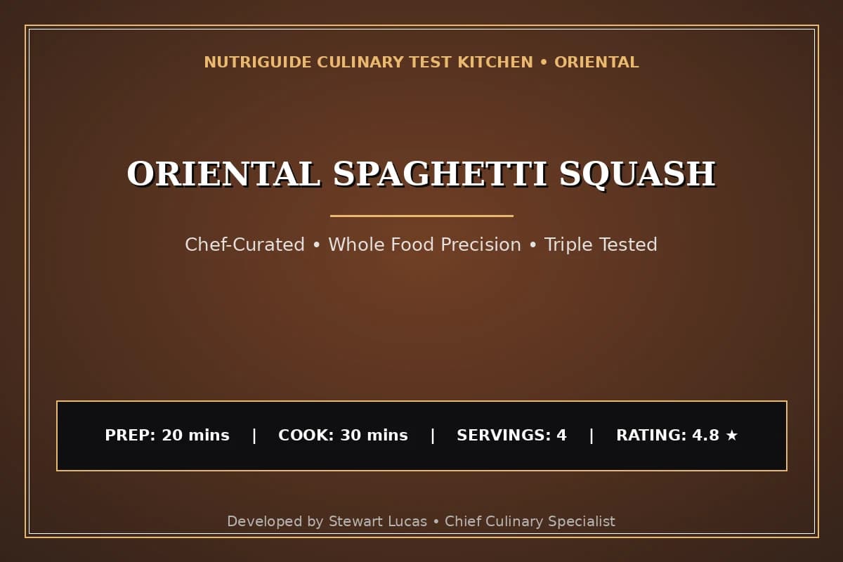 Oriental Spaghetti Squash