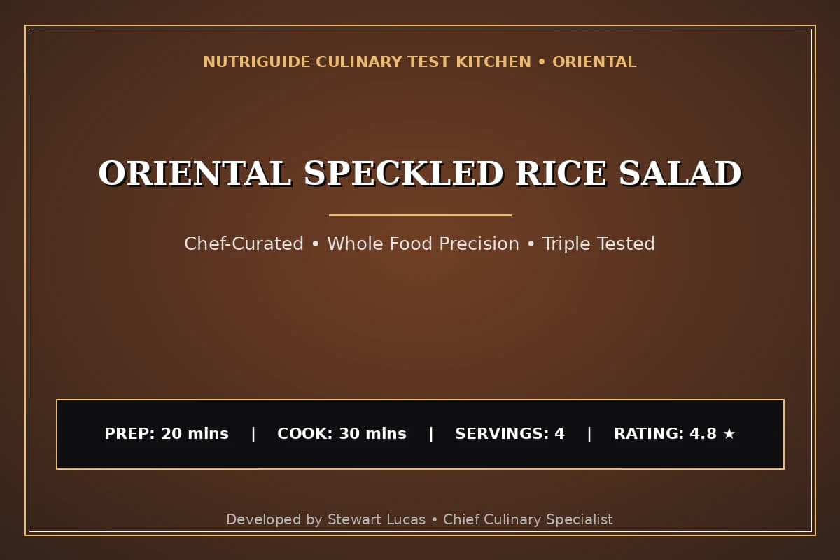 Oriental Speckled Rice Salad