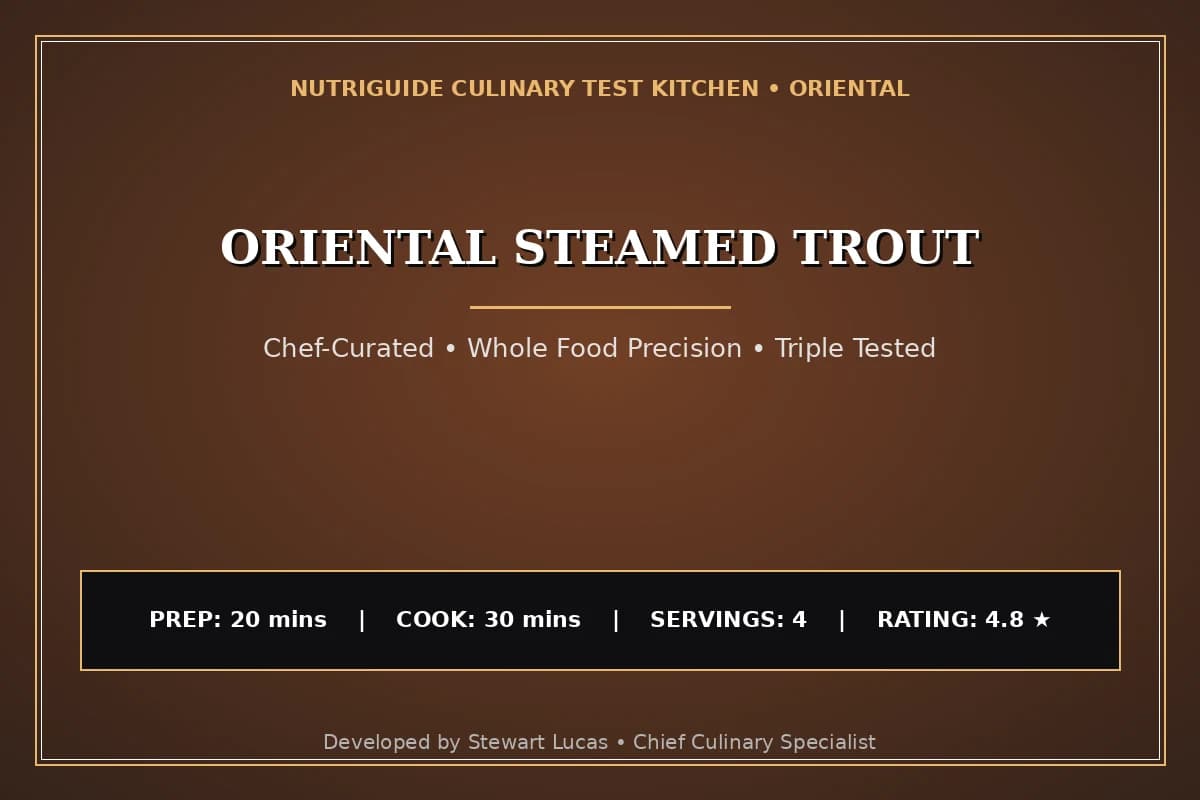 Oriental Steamed Trout