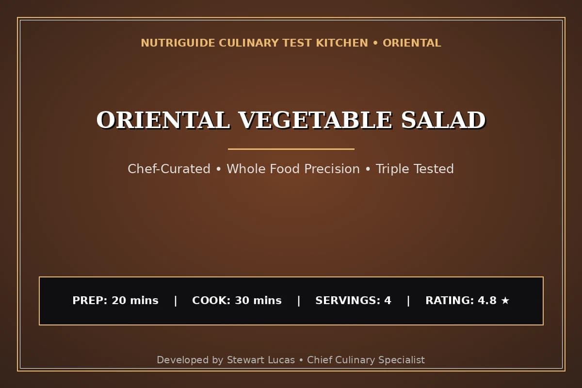 Oriental Vegetable Salad