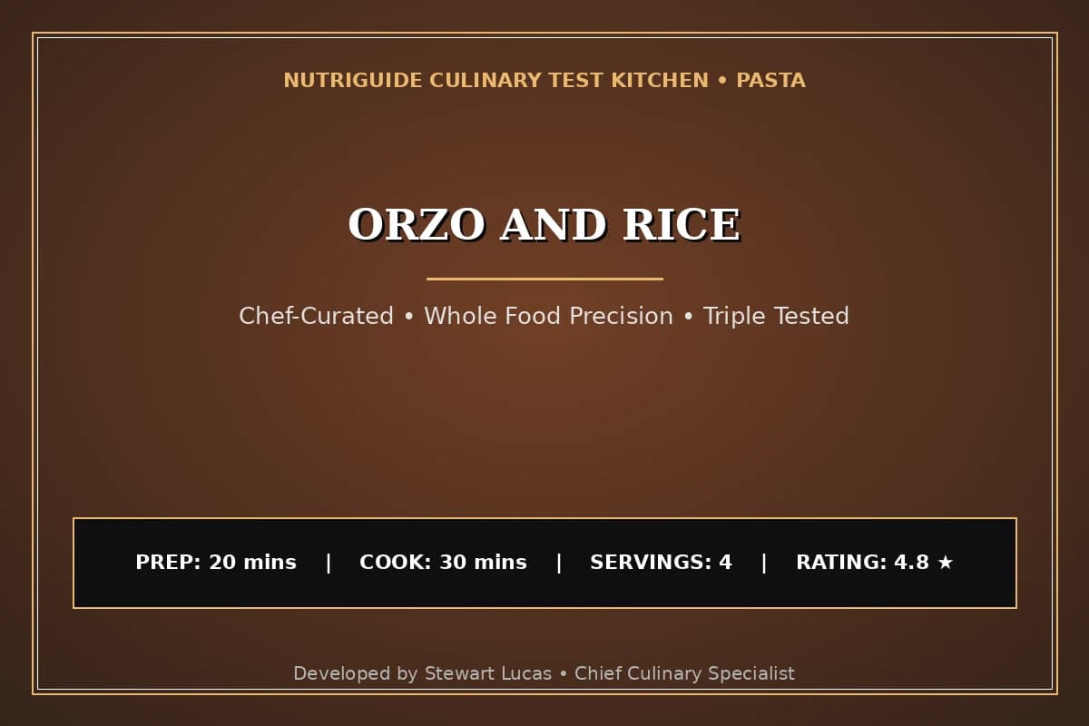 Orzo And Rice