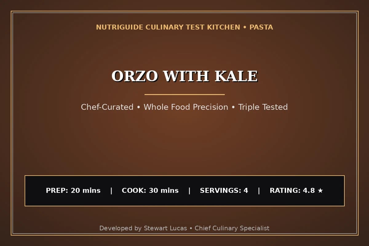 Orzo With Kale