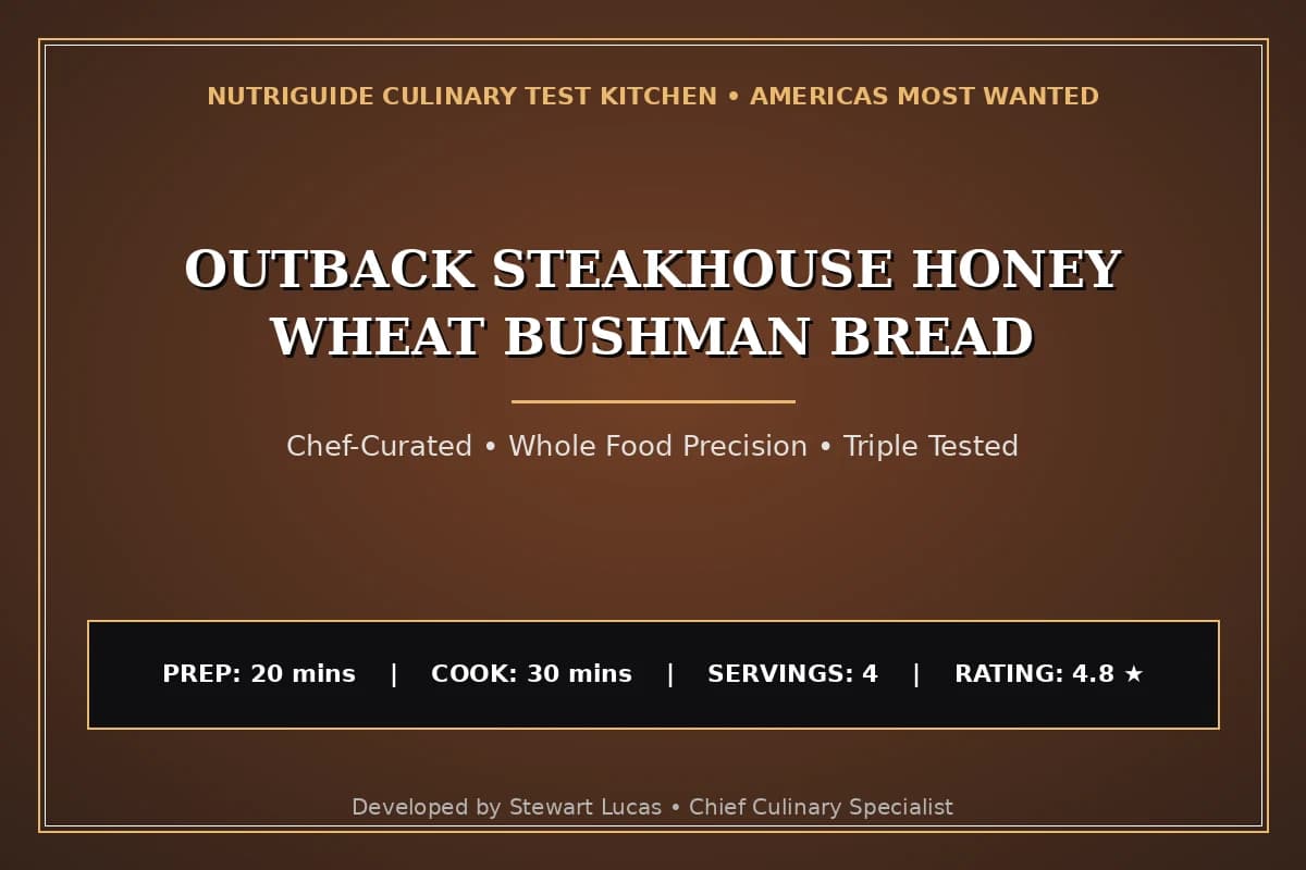 Outback Steakhouse Honey Wheat Bushman Bread