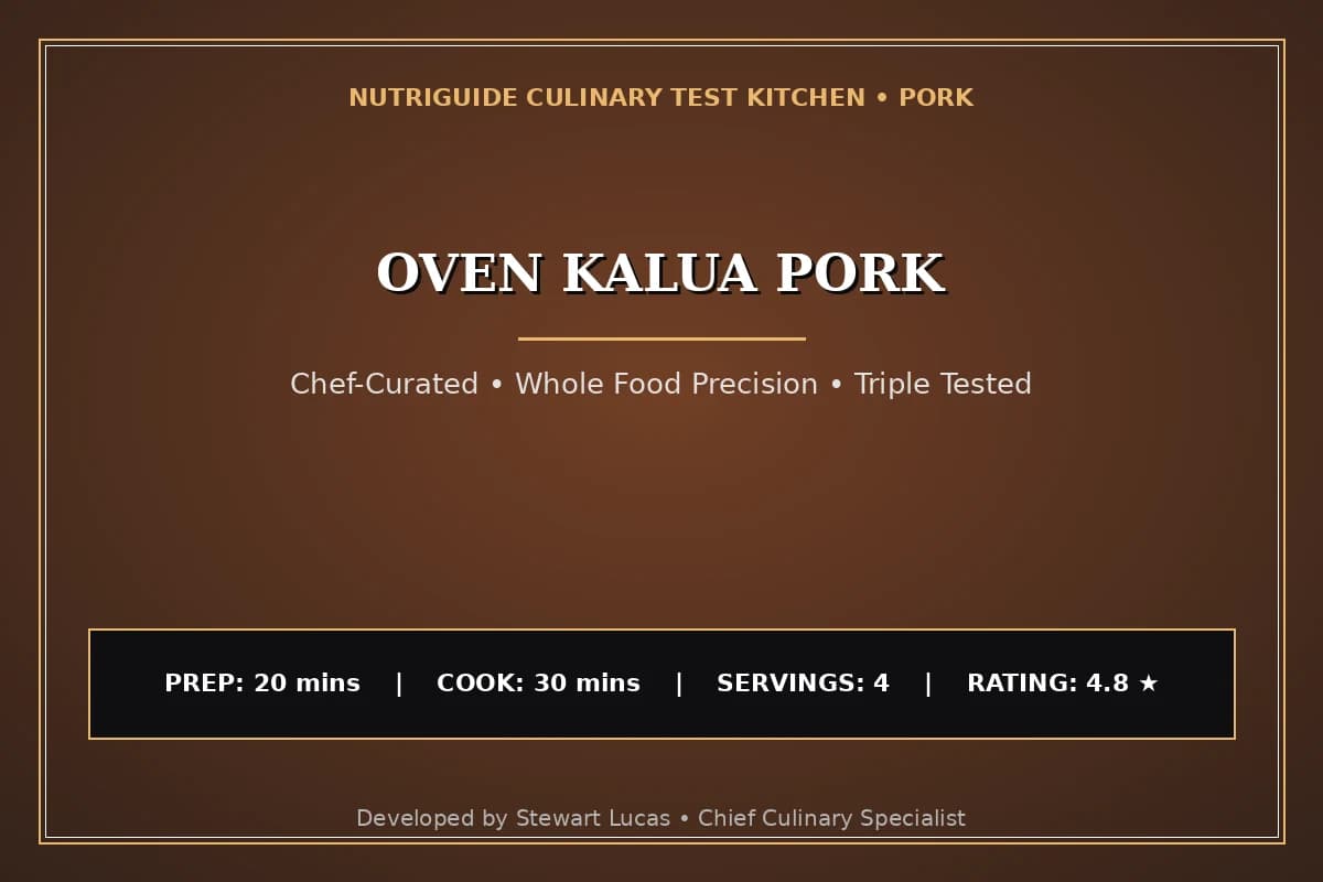 Oven Kalua Pork