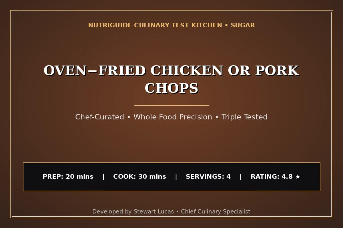 Oven−Fried Chicken Or Pork Chops