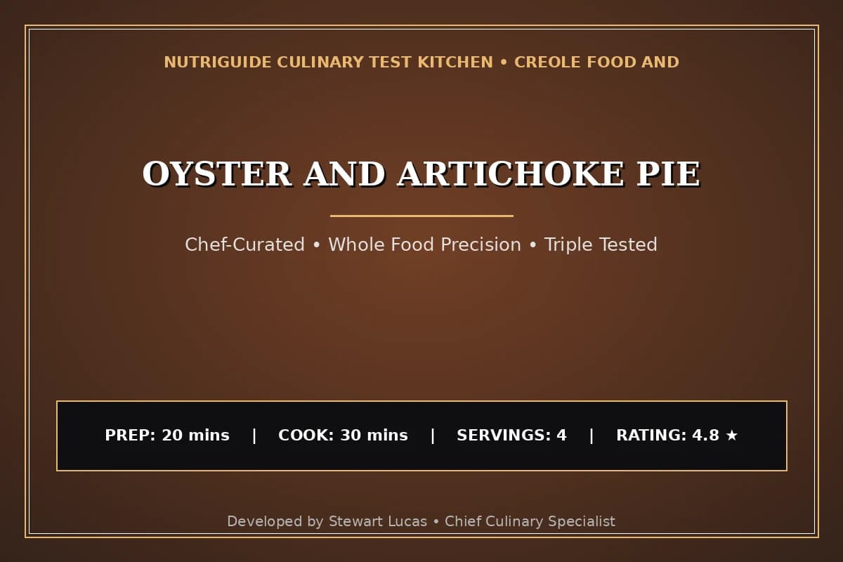 Oyster And Artichoke Pie