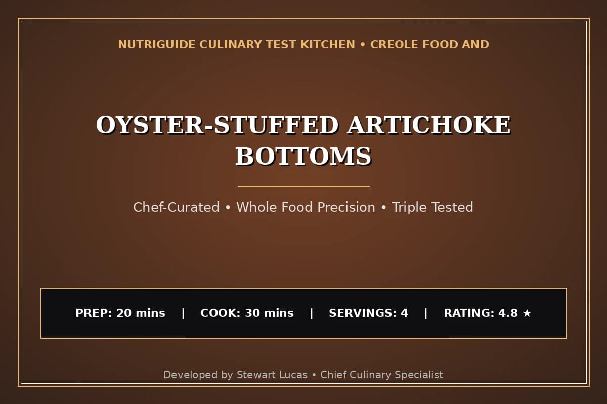 Oyster-Stuffed Artichoke Bottoms