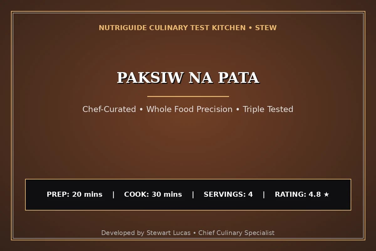 Paksiw Na Pata