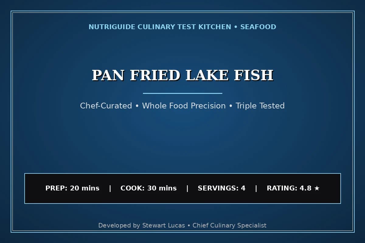 Pan Fried Lake Fish