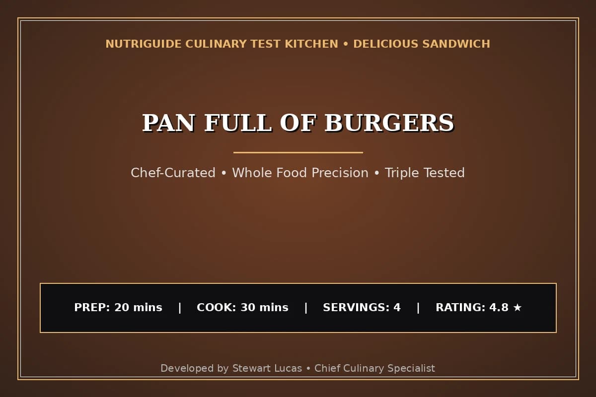 Pan Full Of Burgers