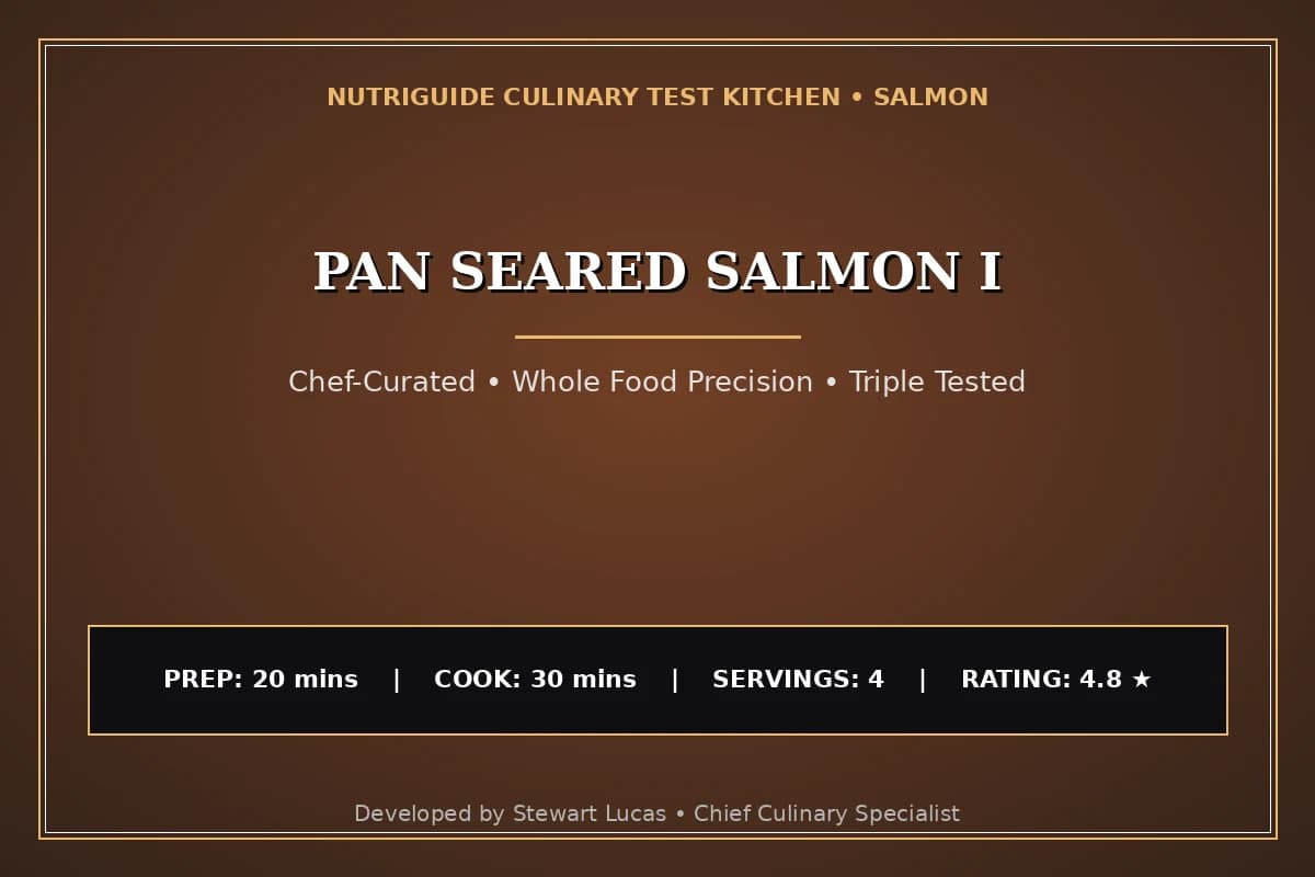 Pan Seared Salmon I