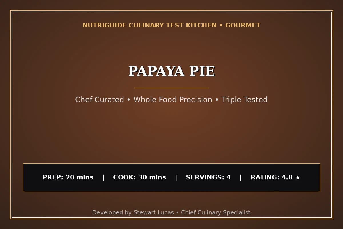 Papaya Pie