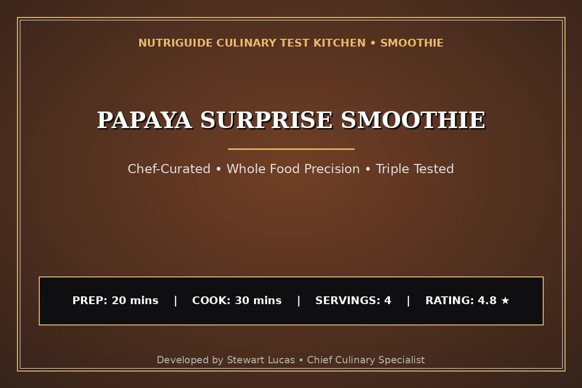 Papaya Surprise Smoothie