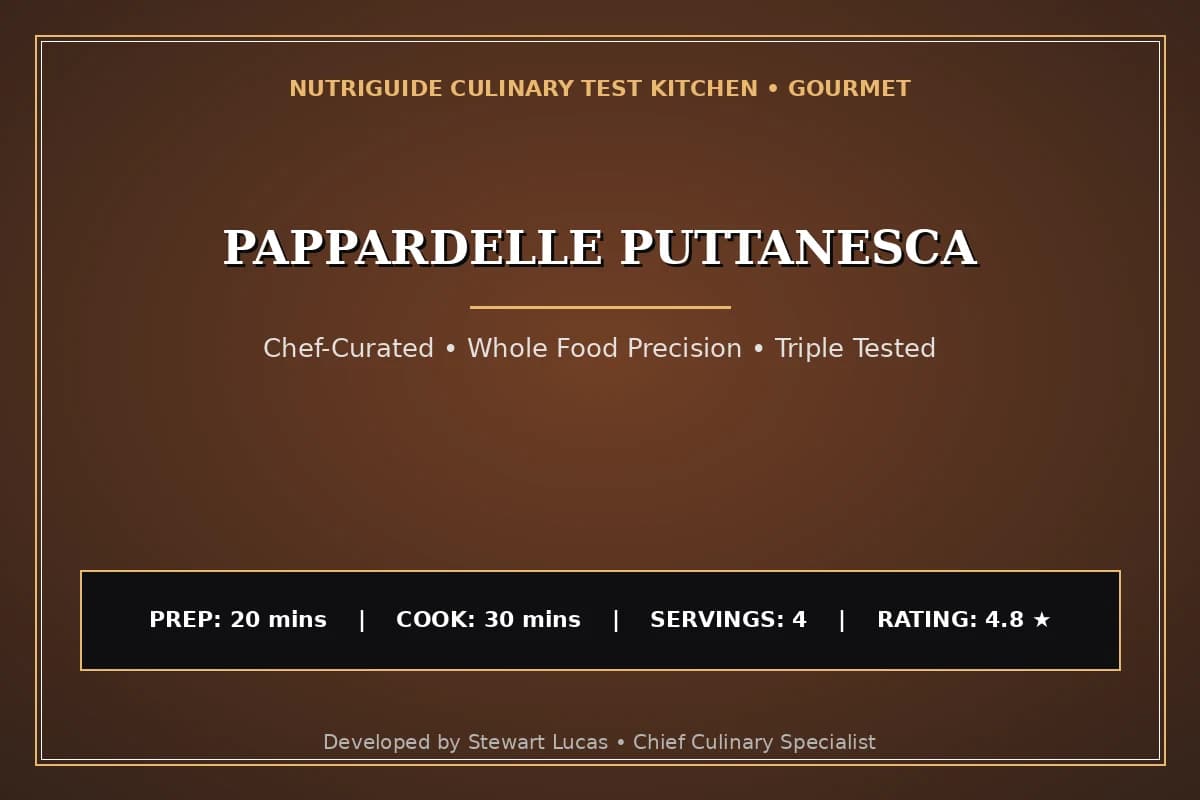 Pappardelle Puttanesca