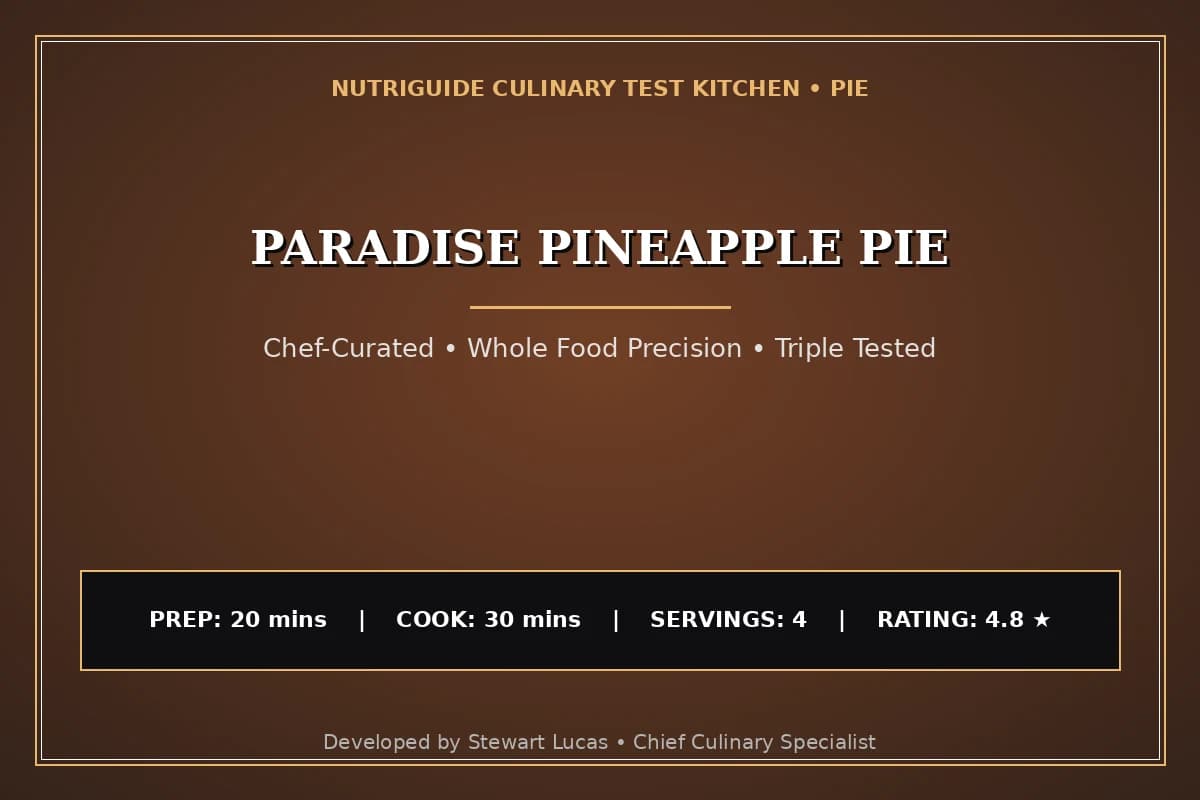 Paradise Pineapple Pie