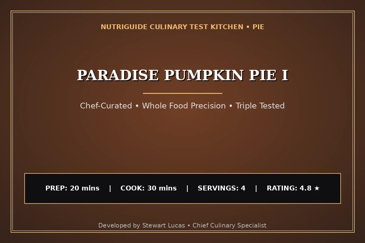 Paradise Pumpkin Pie I
