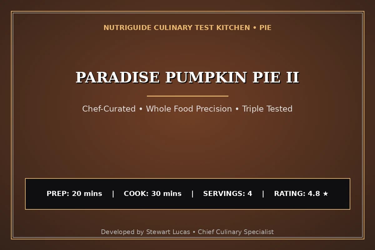 Paradise Pumpkin Pie Ii