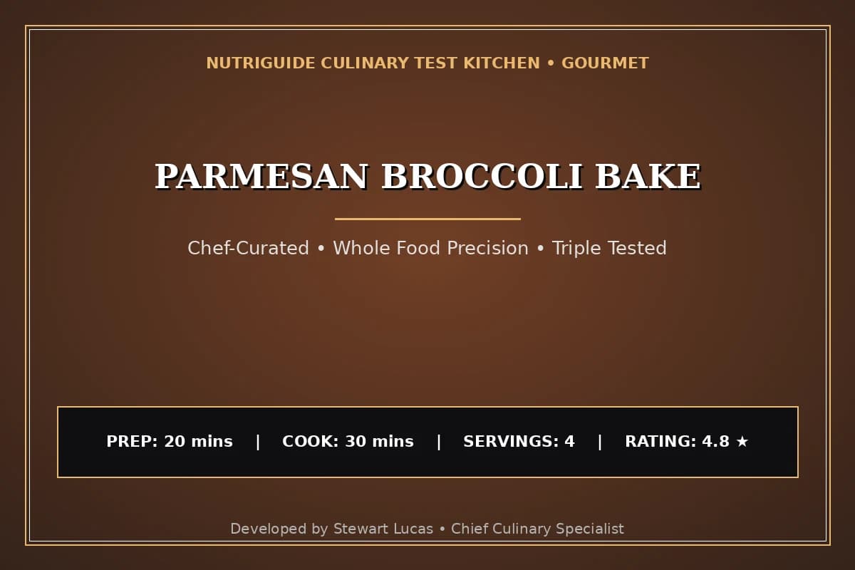 Parmesan Broccoli Bake