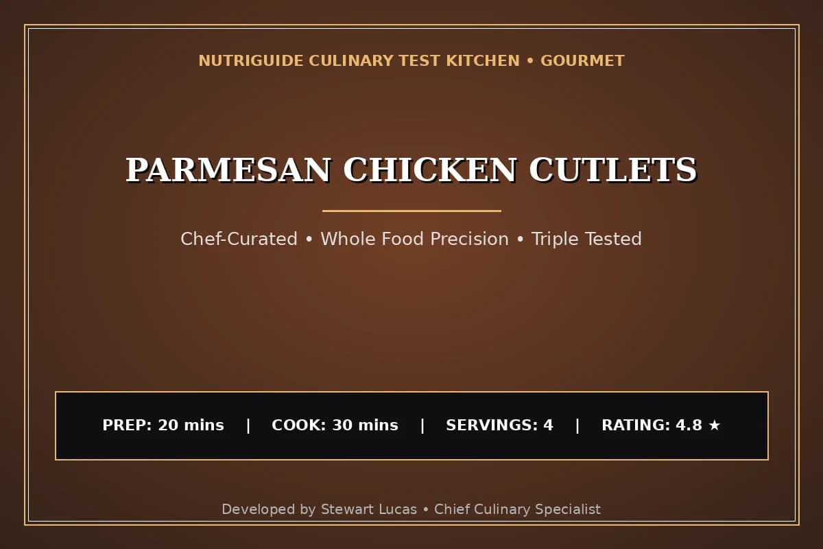 Parmesan Chicken Cutlets