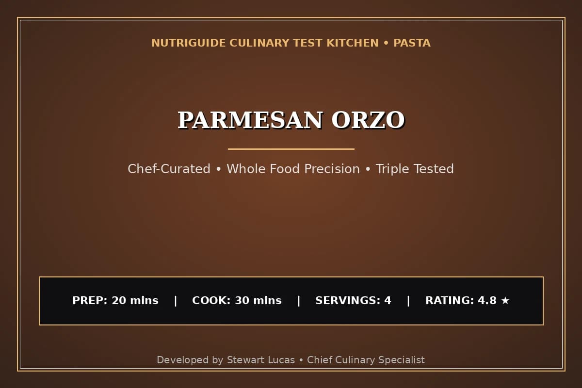 Parmesan Orzo