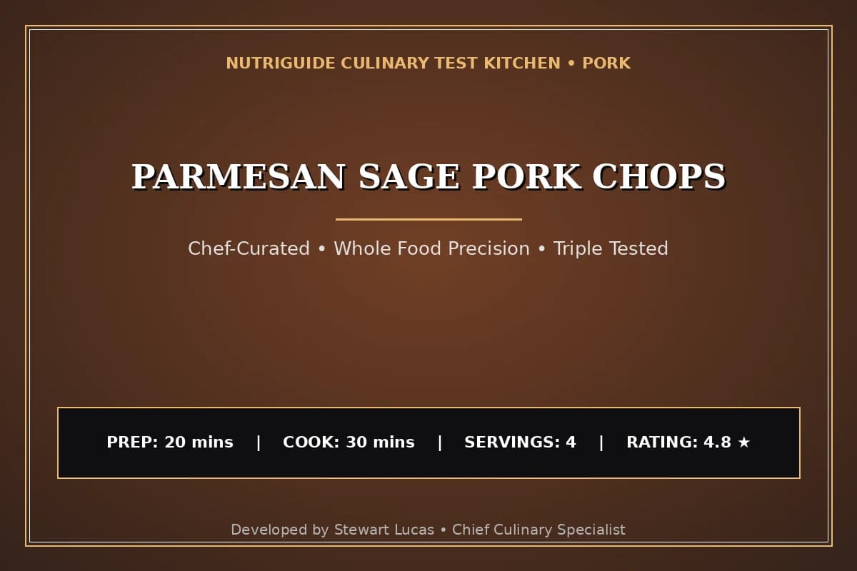Parmesan Sage Pork Chops