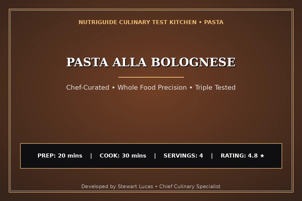 Pasta Alla Bolognese