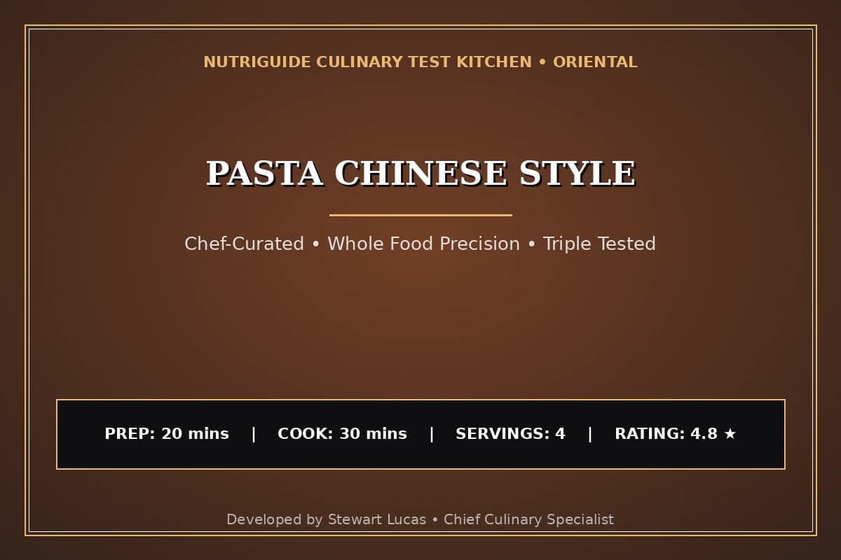 Pasta Chinese Style