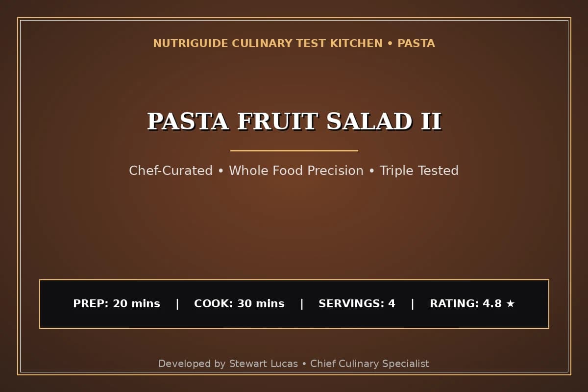 Pasta Fruit Salad Ii