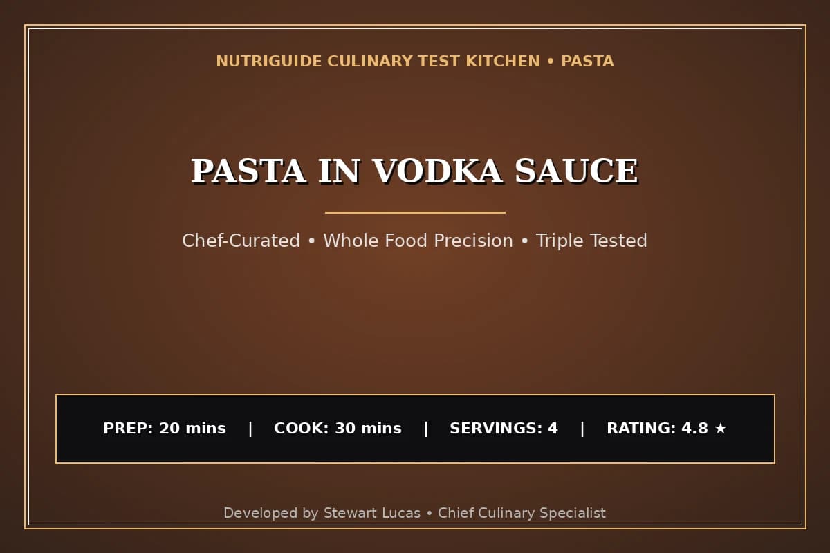 Pasta In Vodka Sauce