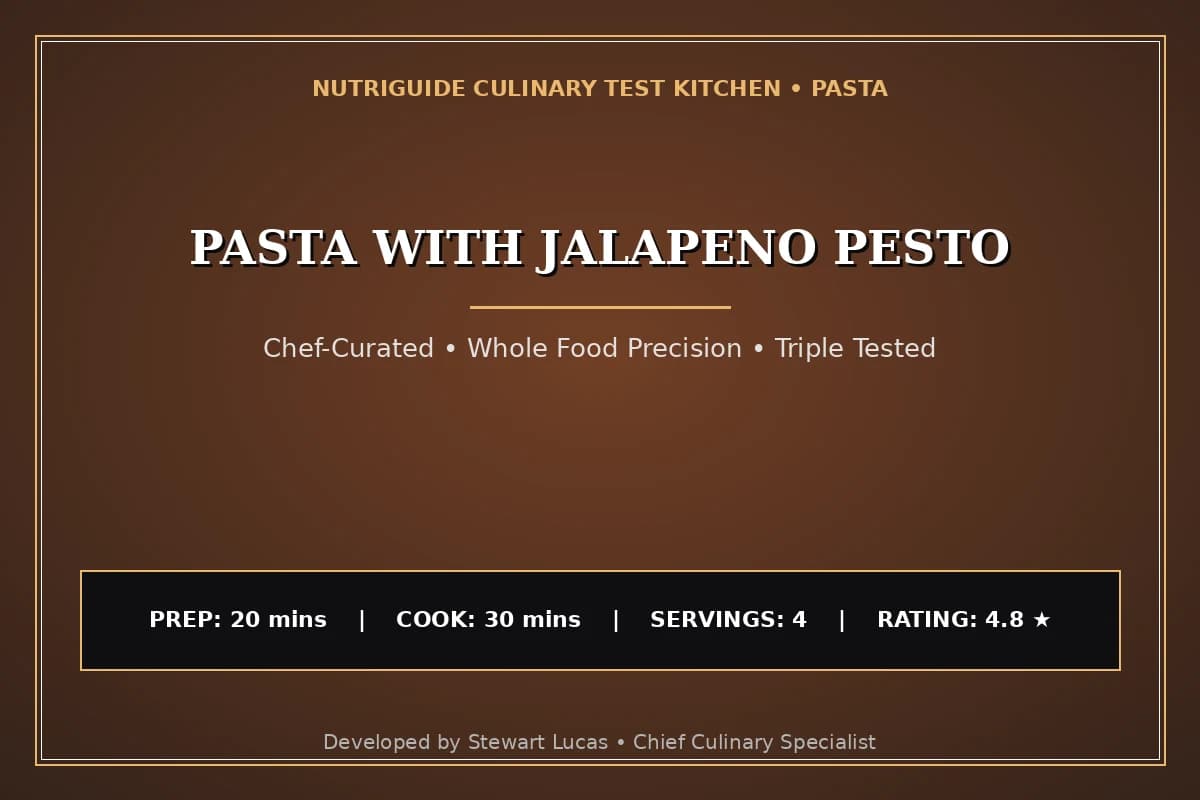Pasta With Jalapeno Pesto