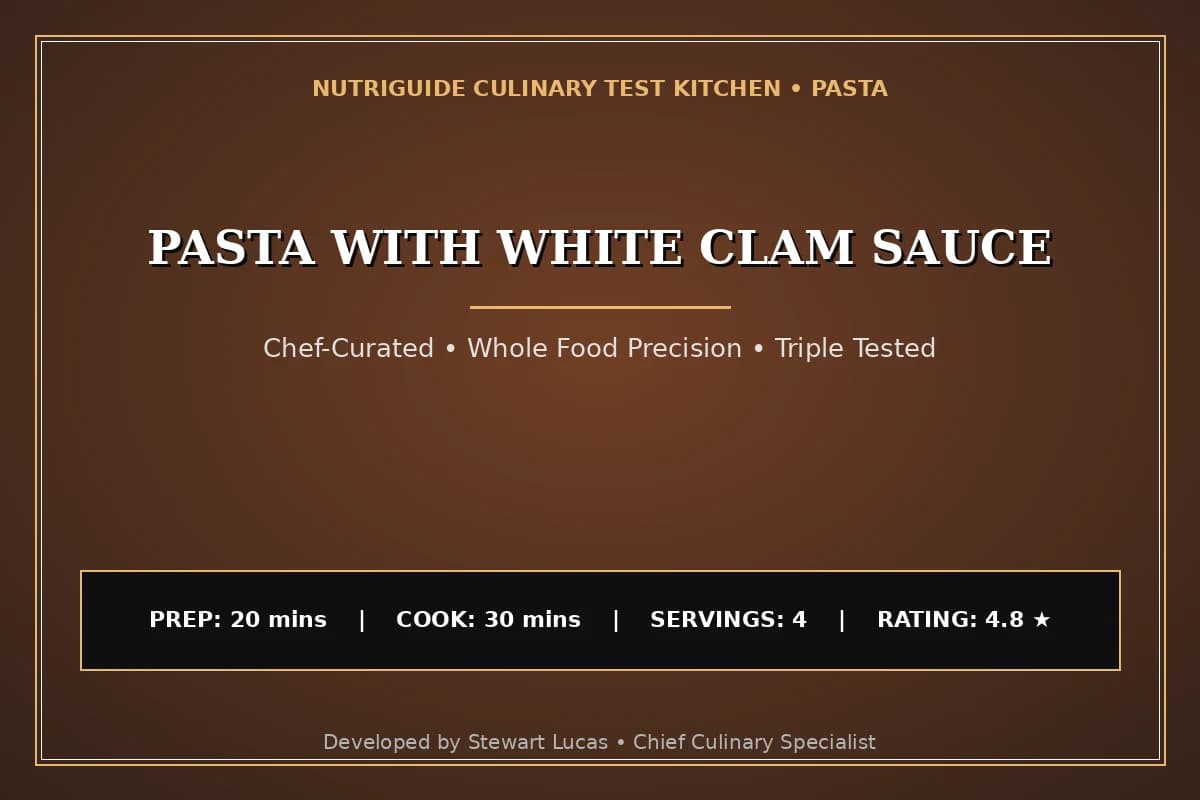 Pasta With White Clam Sauce