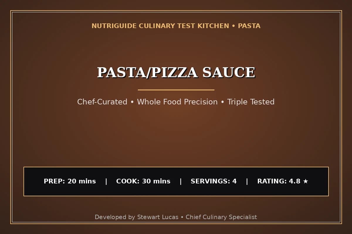 Pasta/Pizza Sauce