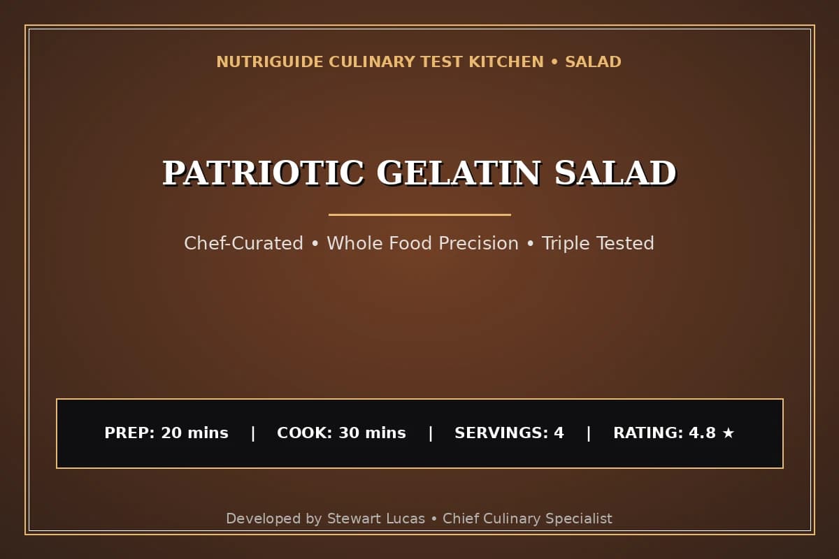 Patriotic Gelatin Salad