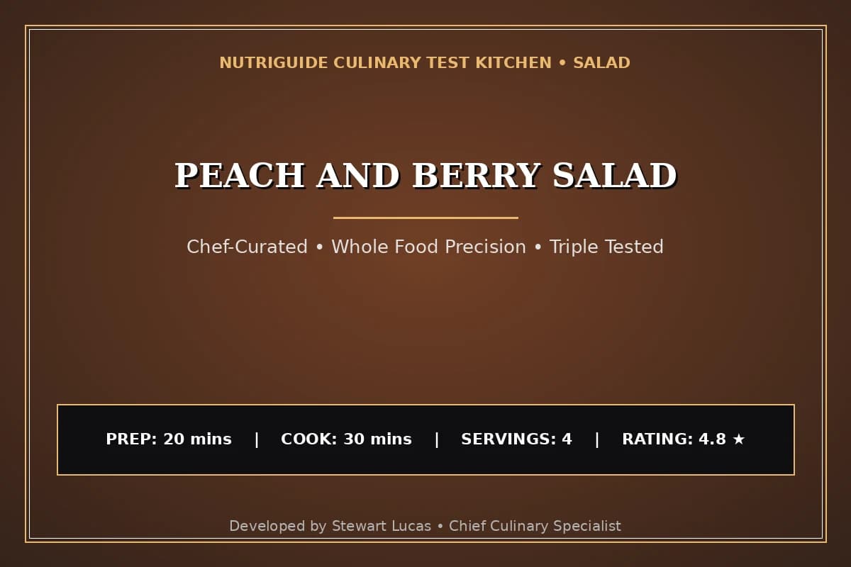 Peach And Berry Salad