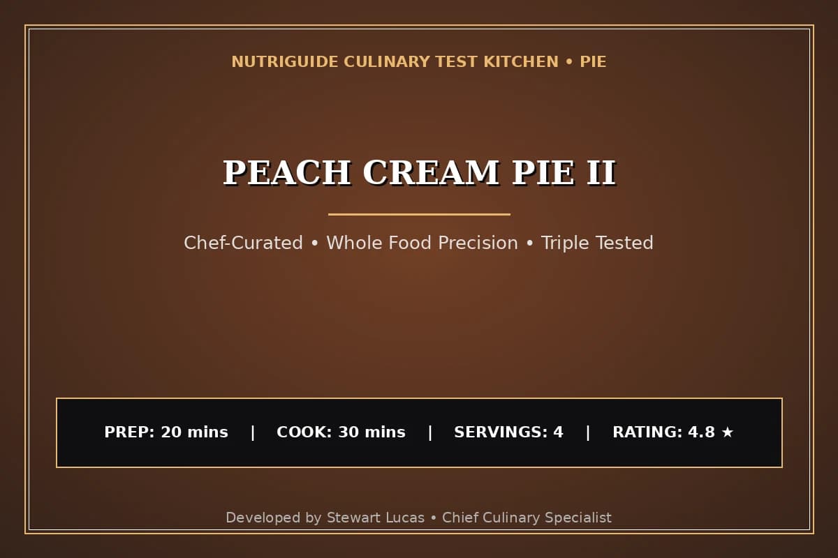 Peach Cream Pie Ii
