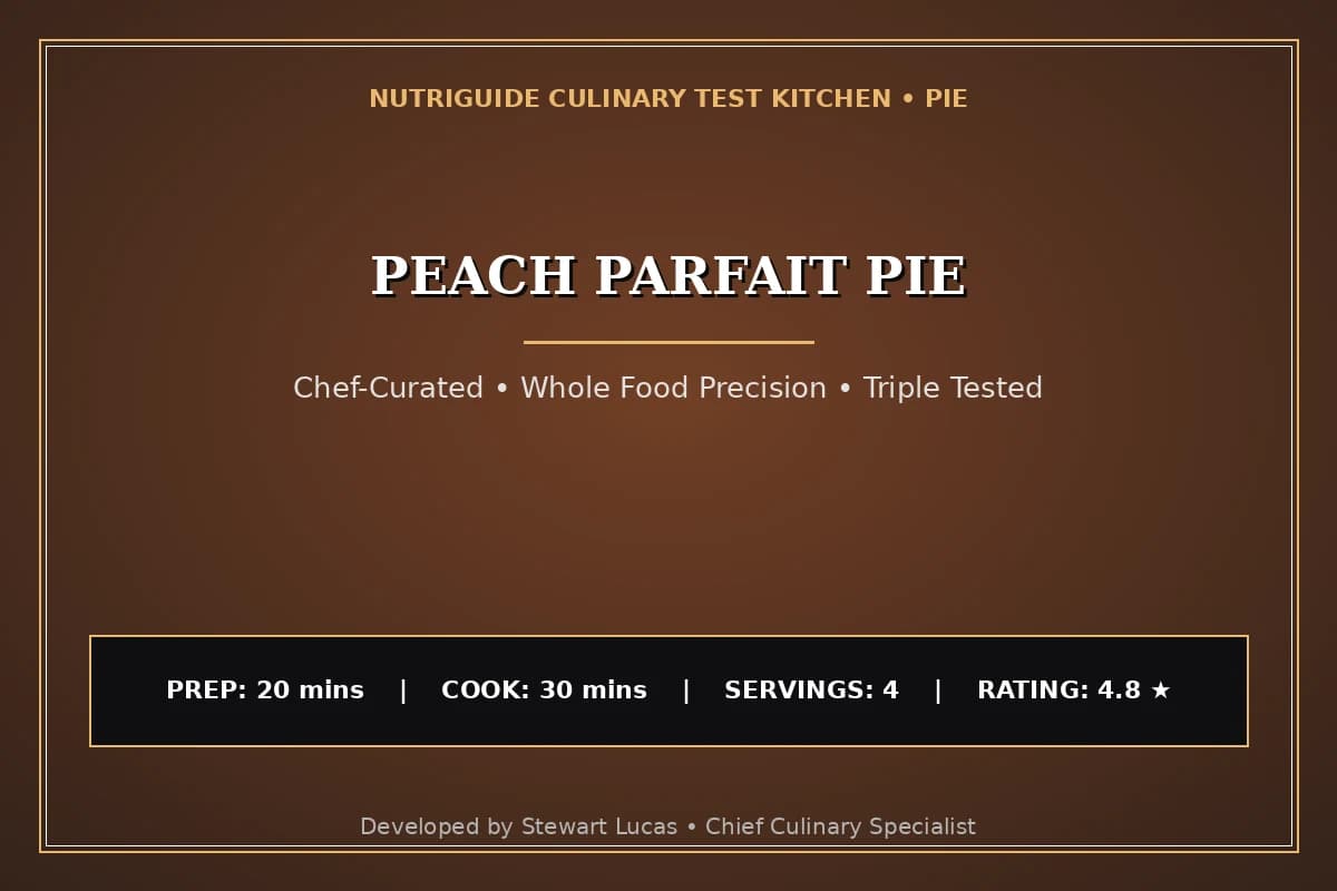 Peach Parfait Pie
