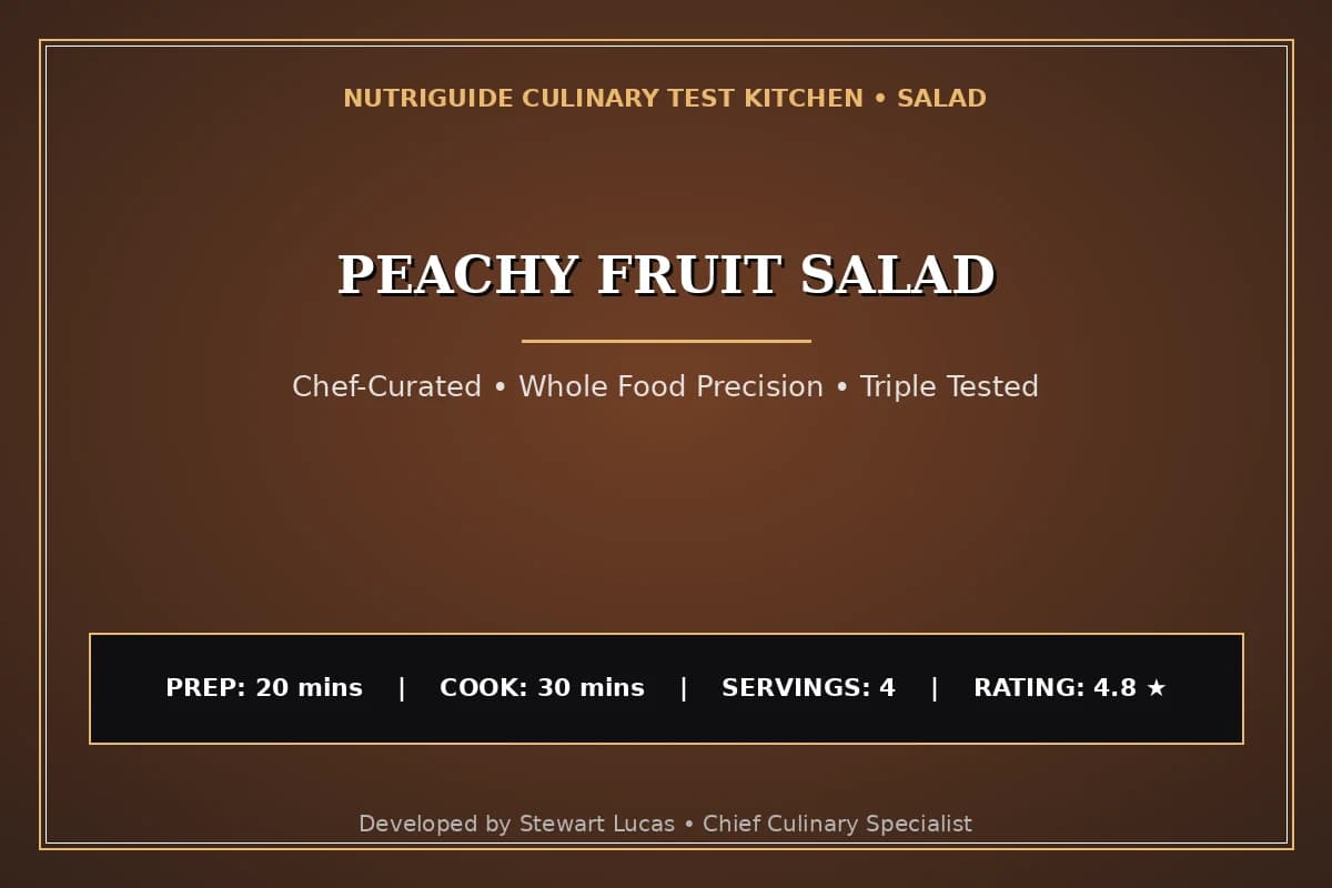 Peachy Fruit Salad