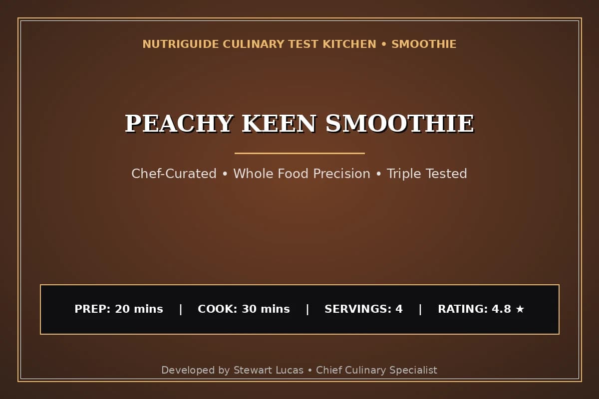 Peachy Keen Smoothie