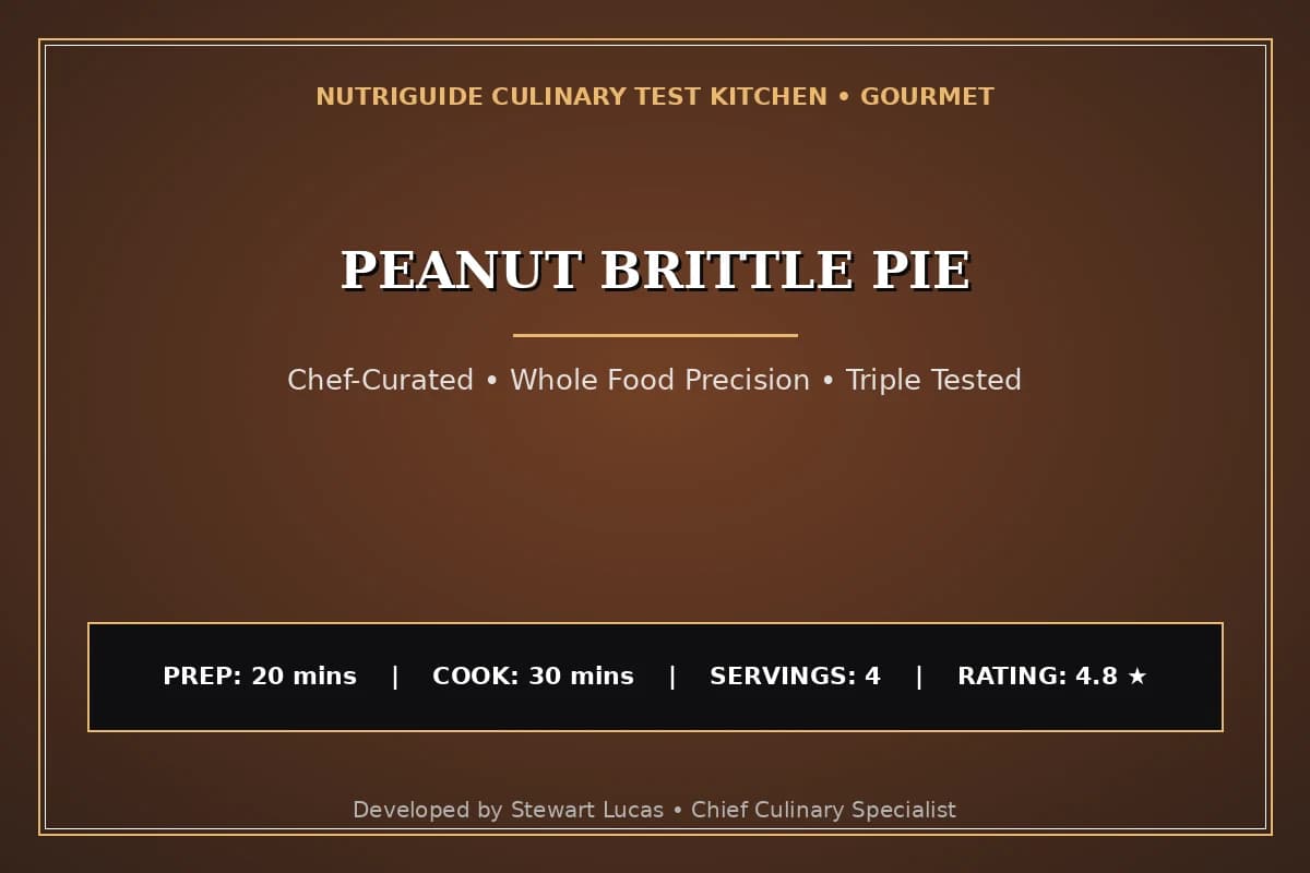 Peanut Brittle Pie