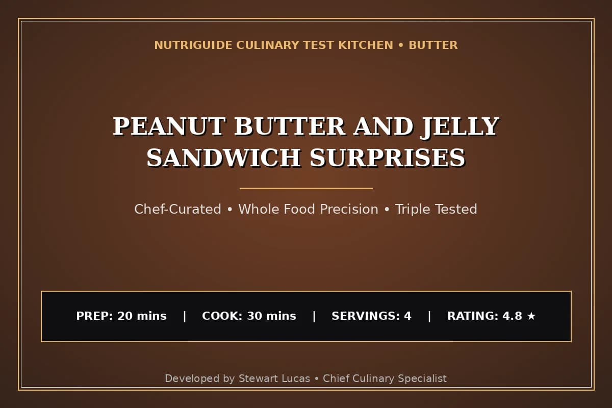 Peanut Butter And Jelly Sandwich Surprises