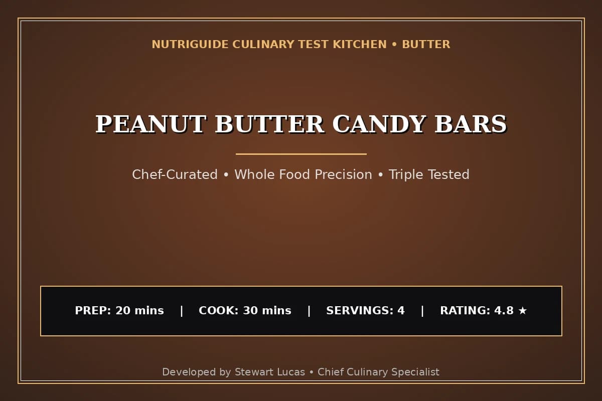 Peanut Butter Candy Bars