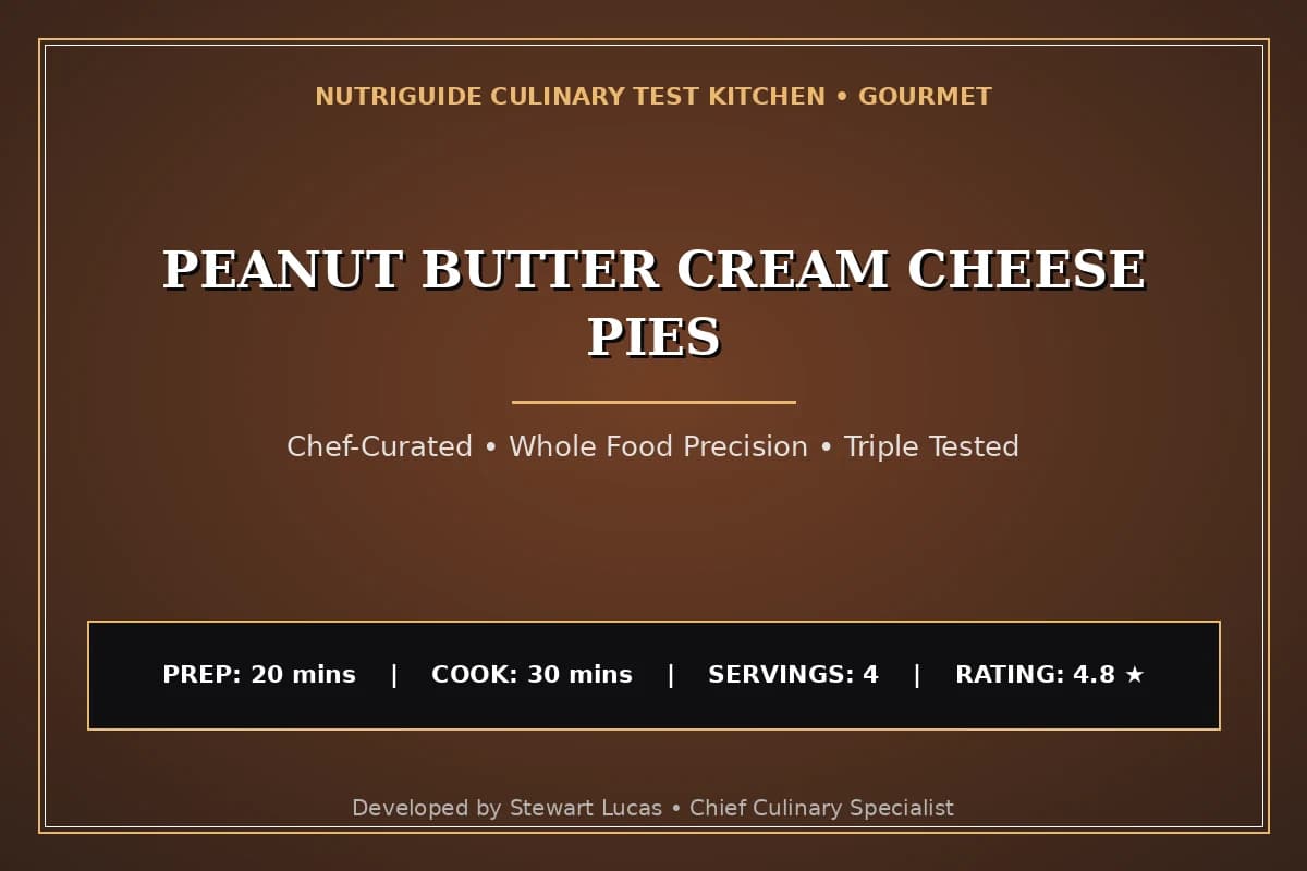 Peanut Butter Cream Cheese Pies