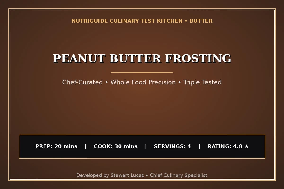 Peanut Butter Frosting